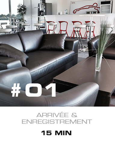 Arrivée & enregistrement